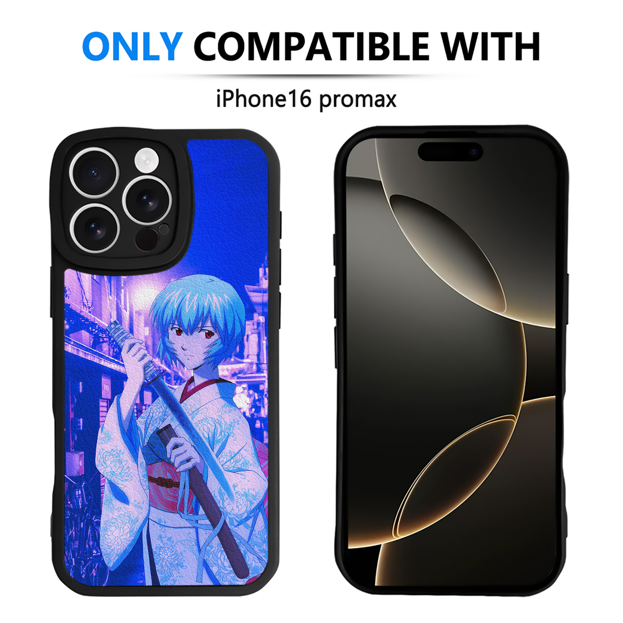（画像用） EVA 新世紀エヴァンゲリオン 【iPhone 16シリーズ対応】シリコンスマホケース（レザー調） 材質：シリコン